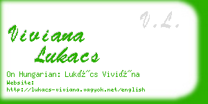 viviana lukacs business card